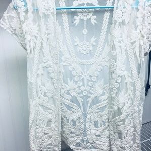 Pixley lace cardigan